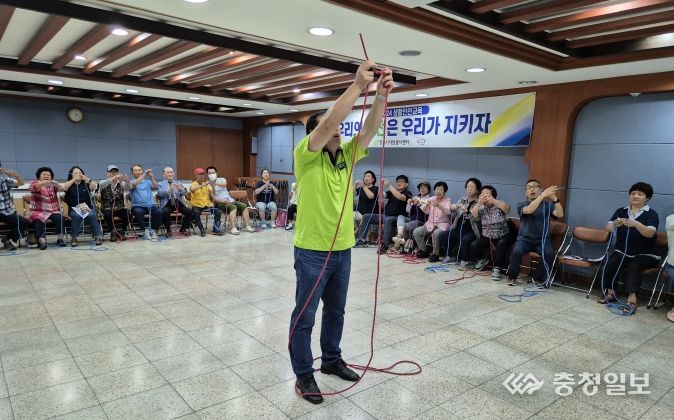 청주시자원봉사센터, 자원봉사자 여름철 물놀이 안전교육 실시