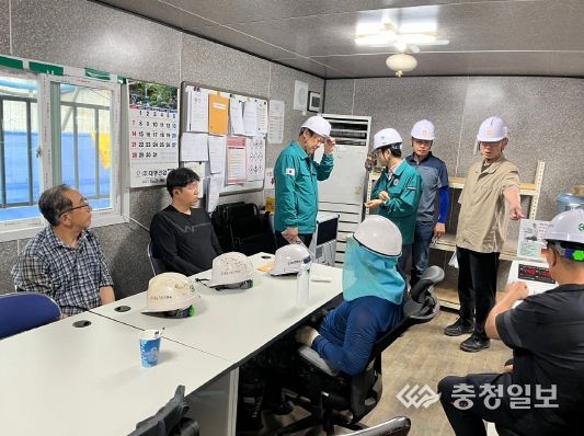 김하균 세종 행정부시장, 혹서기 공사장 점검