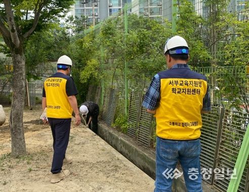대전동·서부교육지원청, 안전한 학교 운동장 조성에 힘쓰다