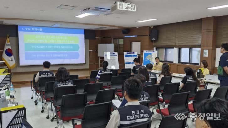 태안교육지원청, 을지연습 연계 전시 현안 과제 토의 훈련 시행