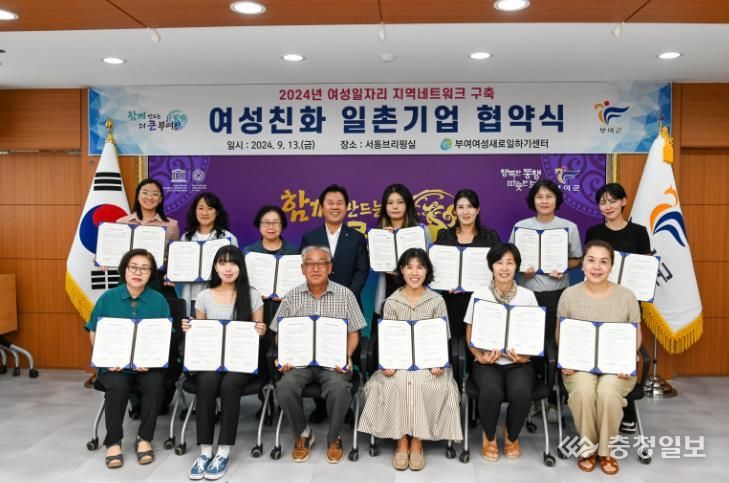 여성친화 일촌기업 업무협약