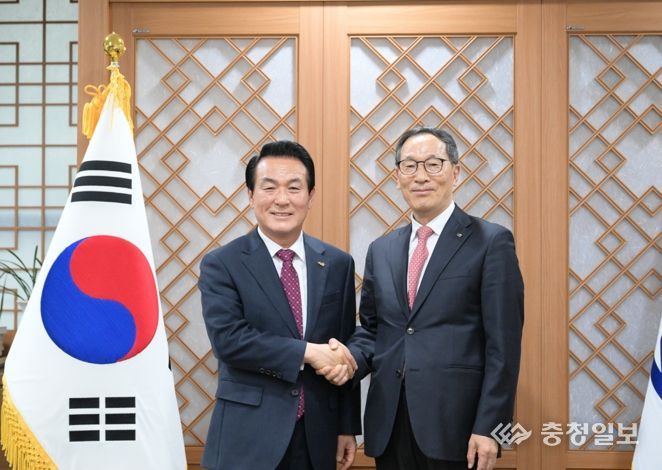 한국농어촌공사 찾은 백성현 논산시장, 논산의 미래설계 위한 선제적 행정 나서