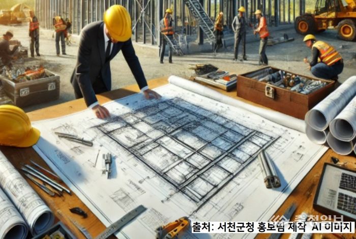 서천군, 가설건축물 설계도면 무료 작성 서비스 제공