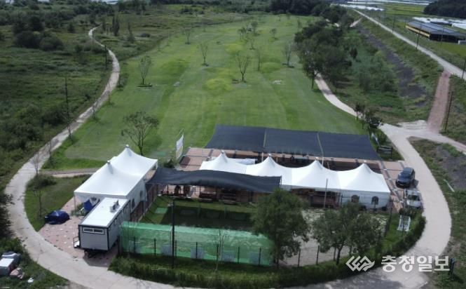 청양 금강변 파크골프장 임시 휴장