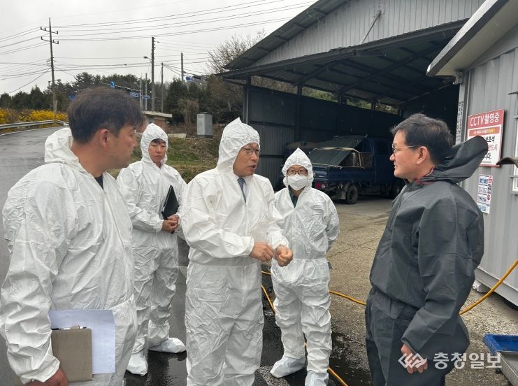 이승원 세종시 경제부시장, AI 확산방지 방역 현장점검