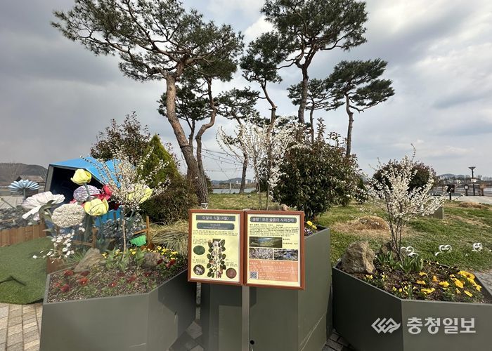 세종 중앙공원 방문자센터 이달의 식물(4월) 전시