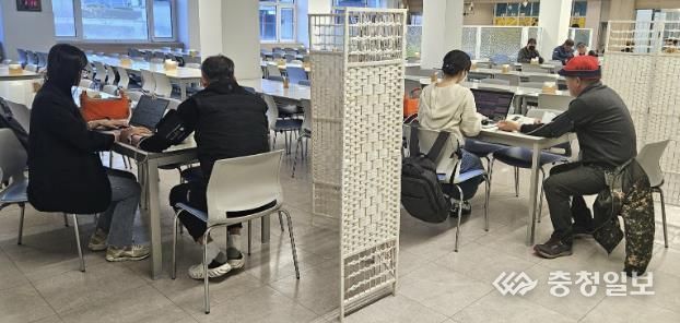 아산시 현업종사자 건강상담 실시 모습