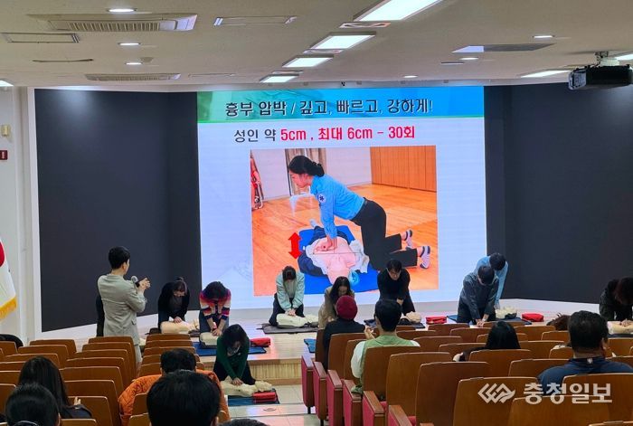 태안교육지원청, 소규모학교 교직원 통합 응급처치 교육 실시