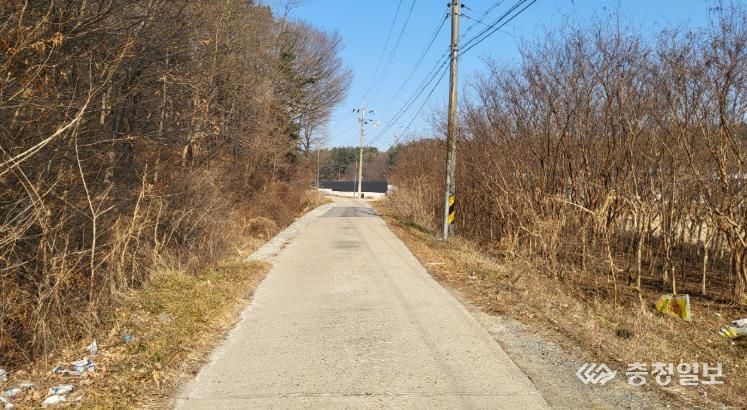 송정동 위험도로 현장